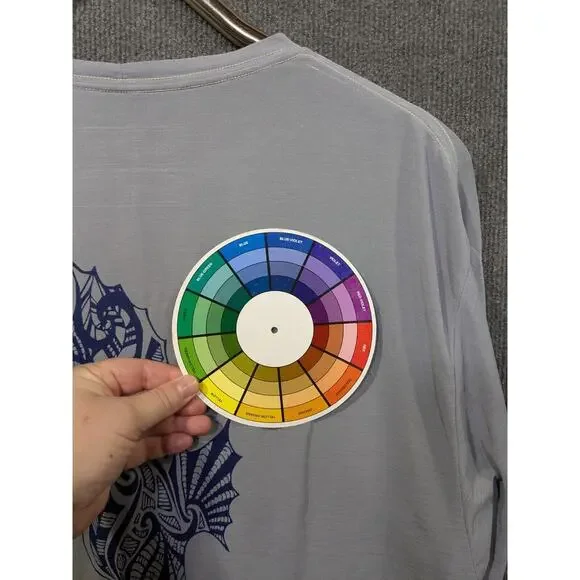 Anetik Performance Shirt Mens XL Fishing Seahorse Farm Hawaii UPF 30 Quick Dry - Picture 8 of 13